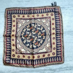 Salvatore Ferragamo Horses Vintage Silk Scarf